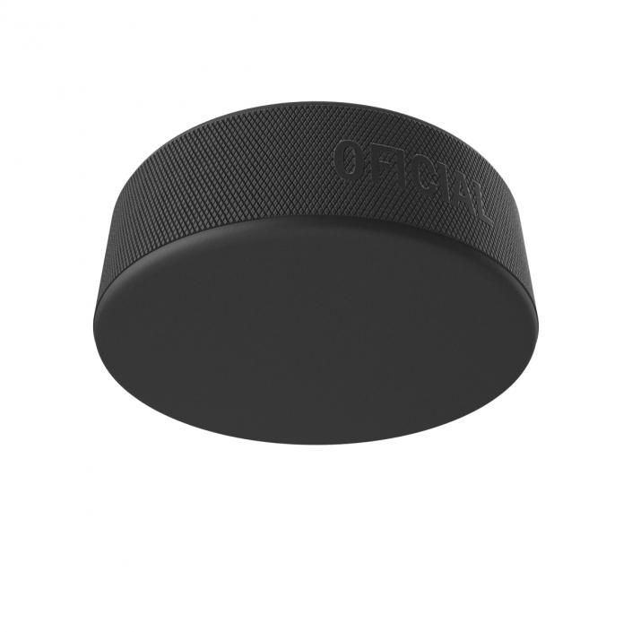 3D Hockey Puck 3 model