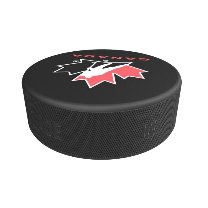 3D Hockey Puck 3 model