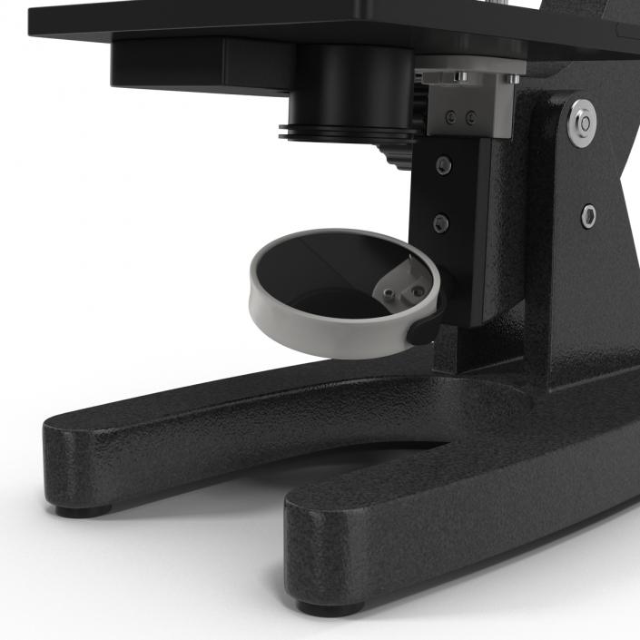 Medical Microscope Black 3D model