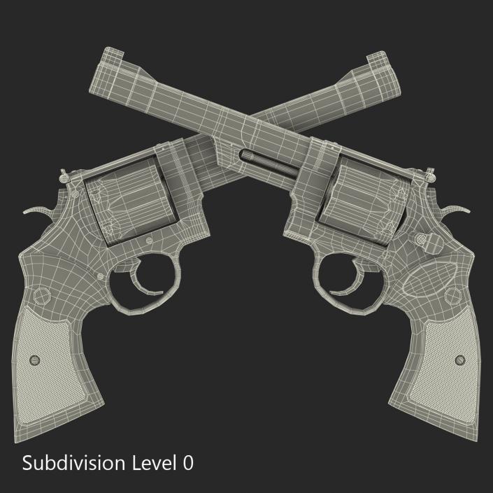 Revolver Black 3D model