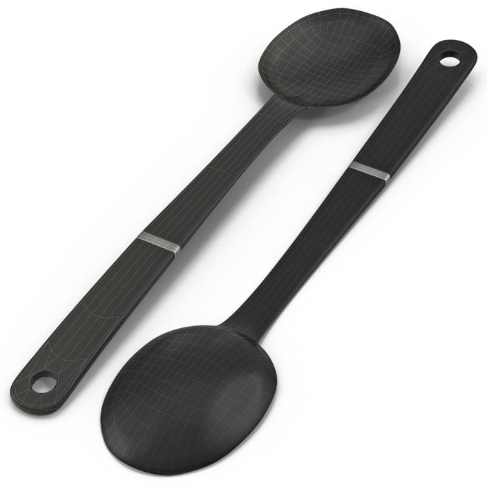 3D model Slotted Spoon 2