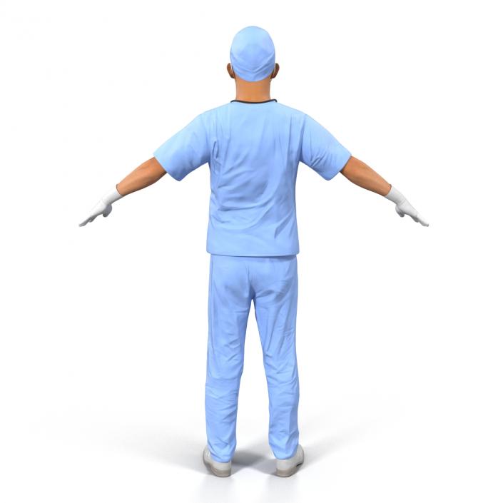 3D Male Surgeon Asian model