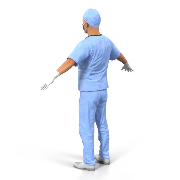 3D Male Surgeon Asian model