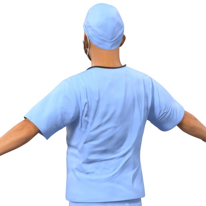 3D Male Surgeon Asian model