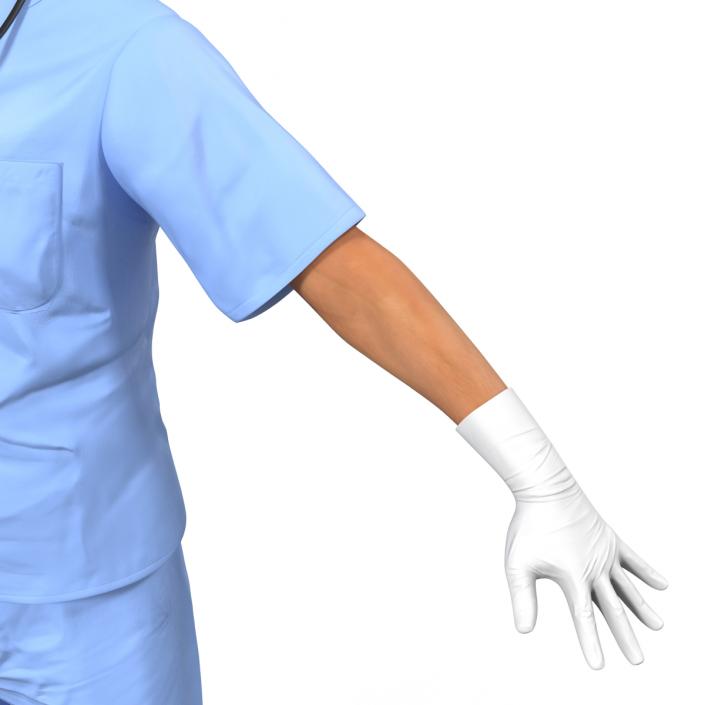 3D Male Surgeon Asian model