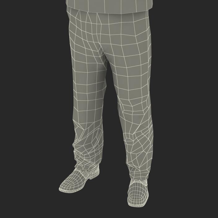 3D model Male Surgeon Asian Rigged