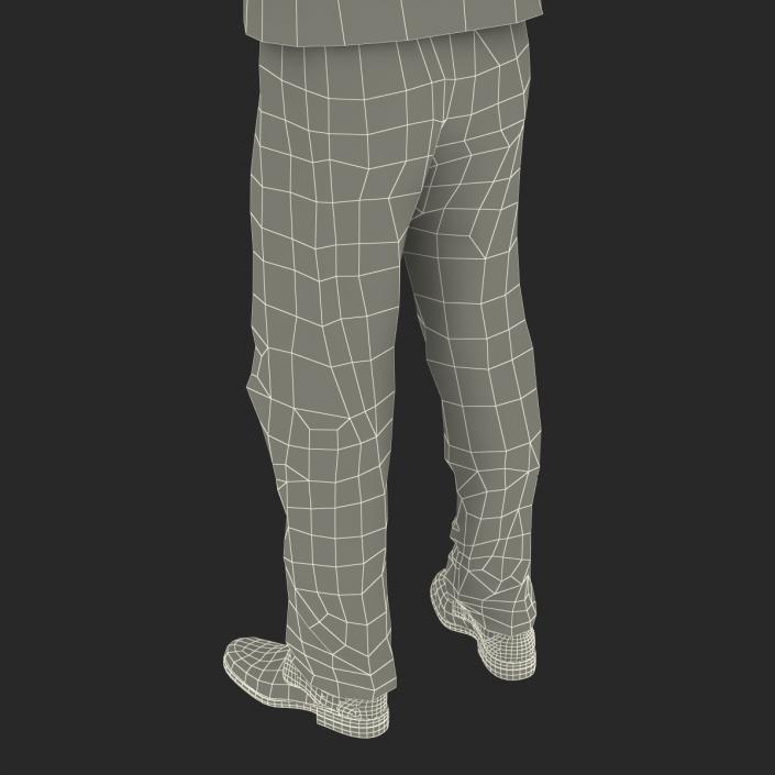 3D model Male Surgeon Asian Rigged