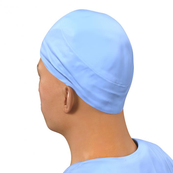 Male Surgeon Asian Rigged 2 3D