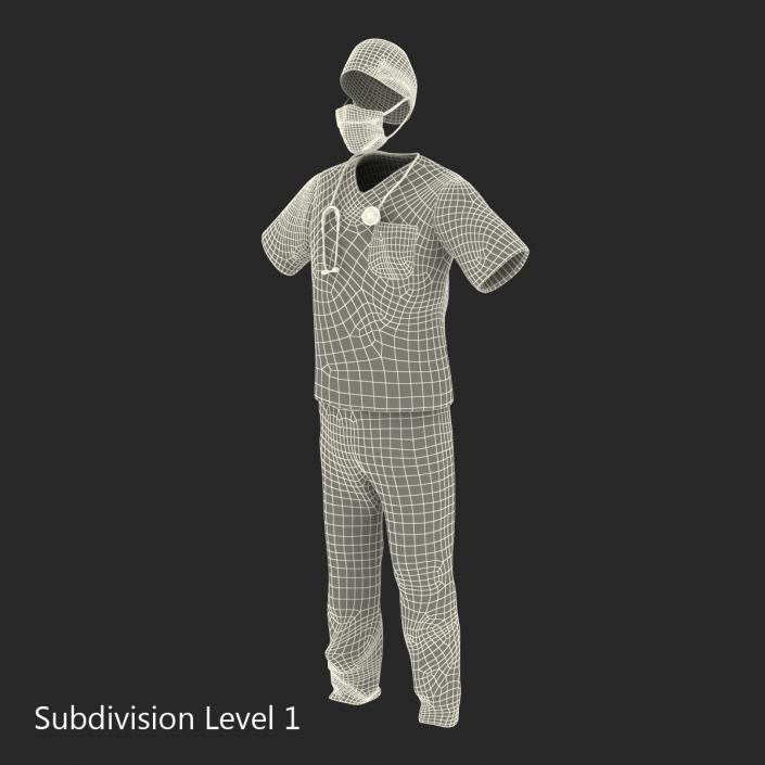 3D Surgeon Dress 14