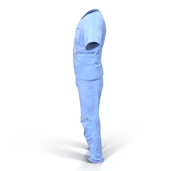 Surgeon Dress 15 with Blood 3D