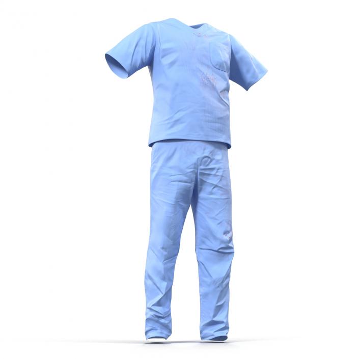 Surgeon Dress 15 with Blood 3D