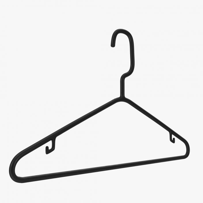 3D model Plastic Tubular Clothes Hanger