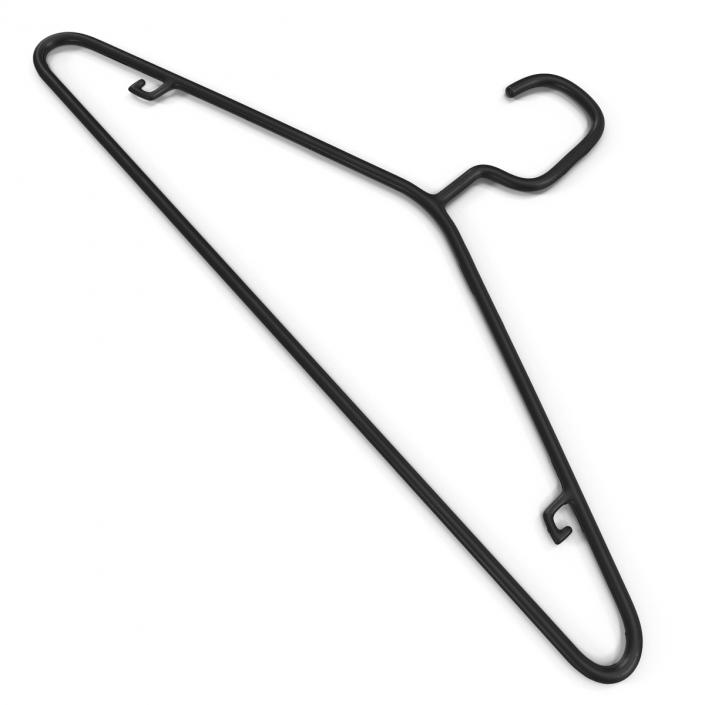 3D model Plastic Tubular Clothes Hanger