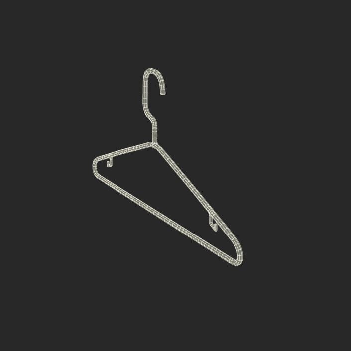 3D model Plastic Tubular Clothes Hanger