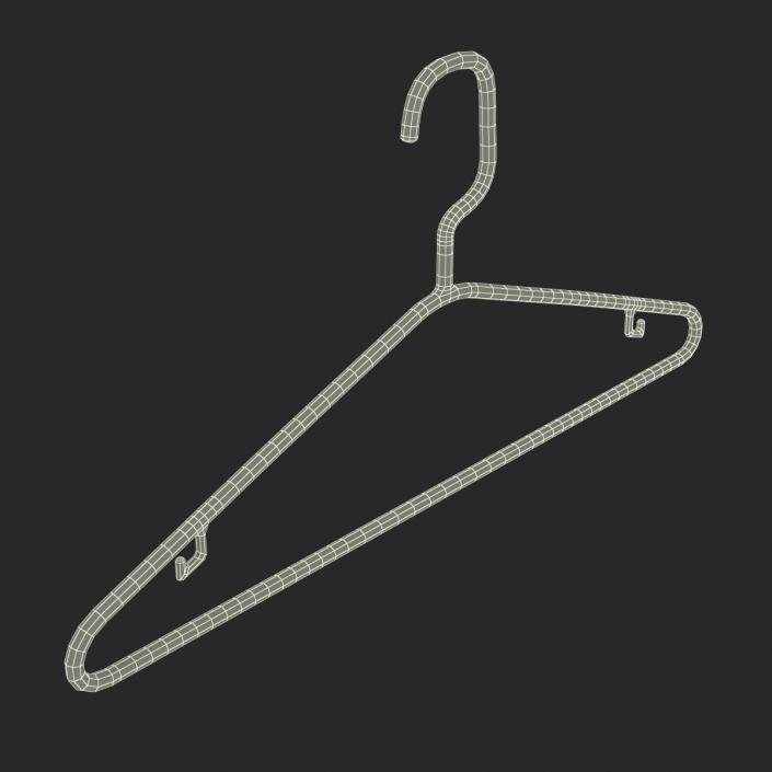 3D model Plastic Tubular Clothes Hanger