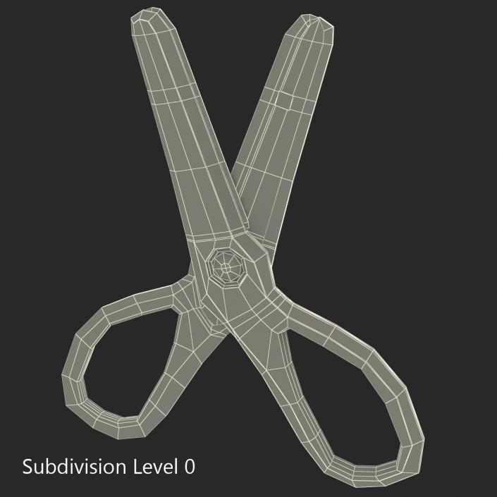 Scissors 3 Yellow 3D