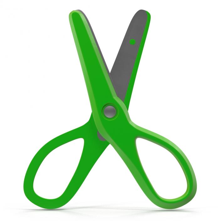 3D Scissors 3 Green