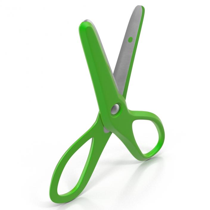 3D Scissors 3 Green