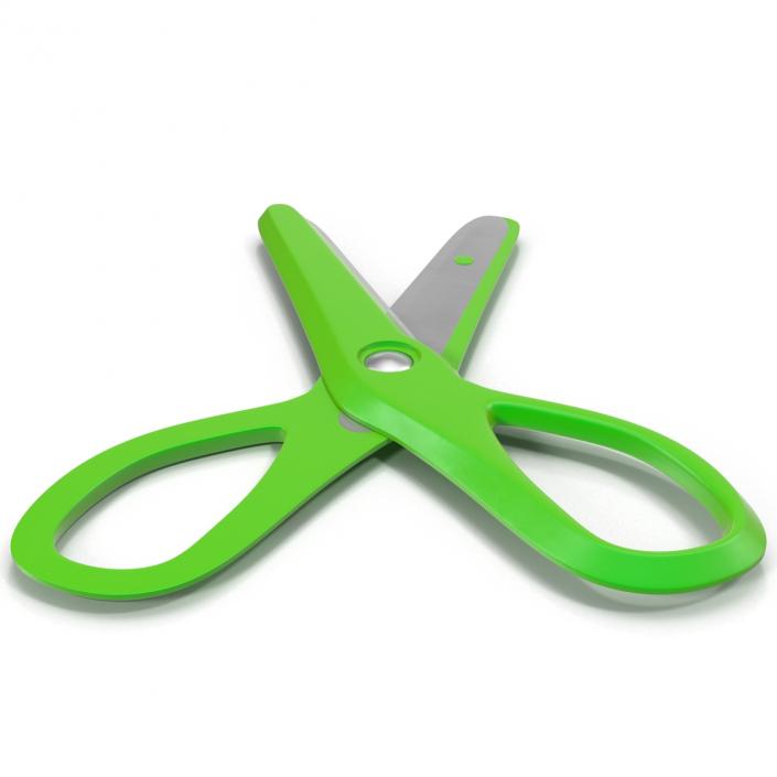 3D Scissors 3 Green