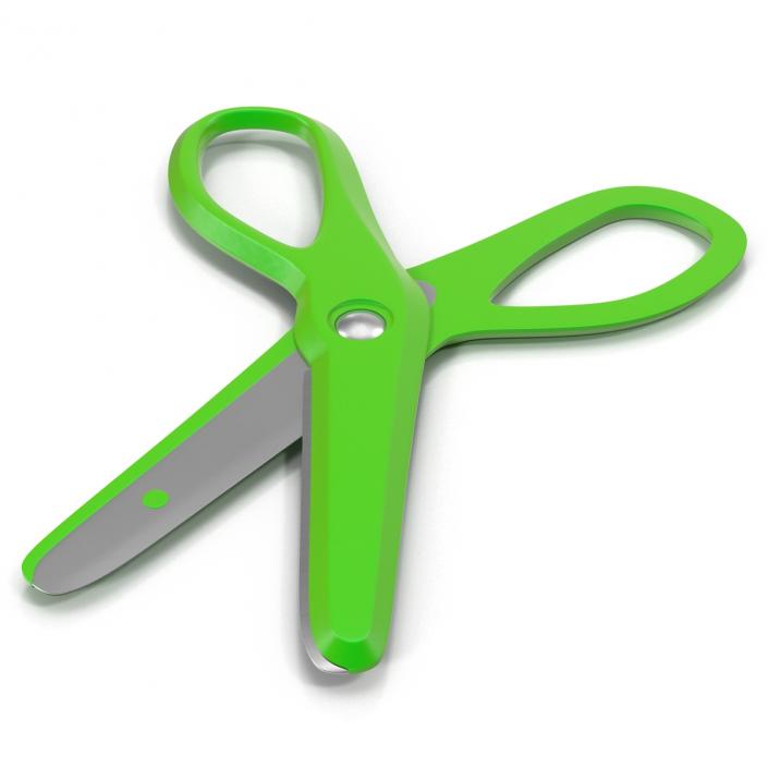 3D Scissors 3 Green