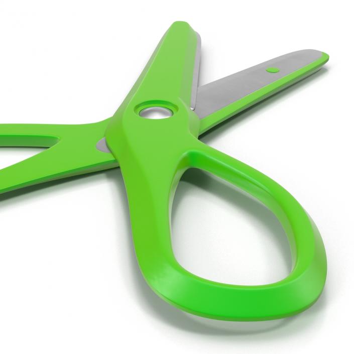 3D Scissors 3 Green