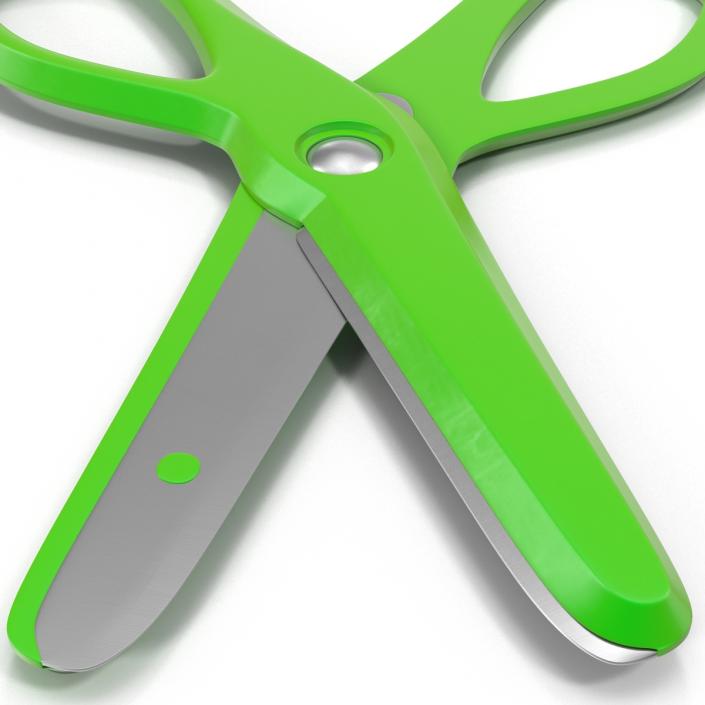 3D Scissors 3 Green