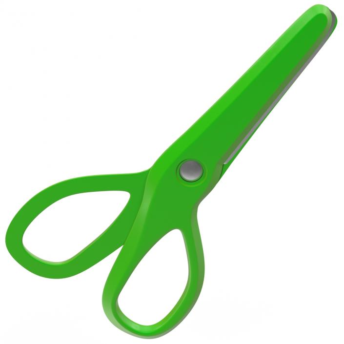 3D Scissors 3 Green