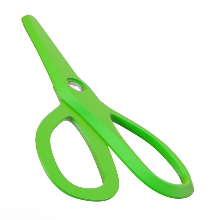 3D Scissors 3 Green