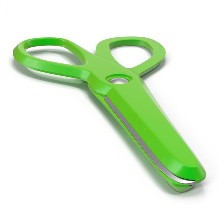 3D Scissors 3 Green