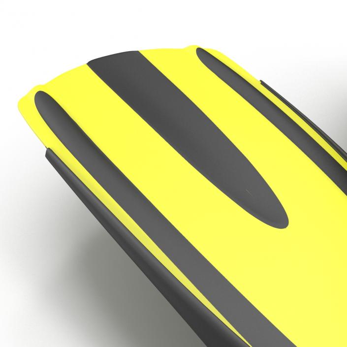 3D model Oceanic Viper Fins Yellow