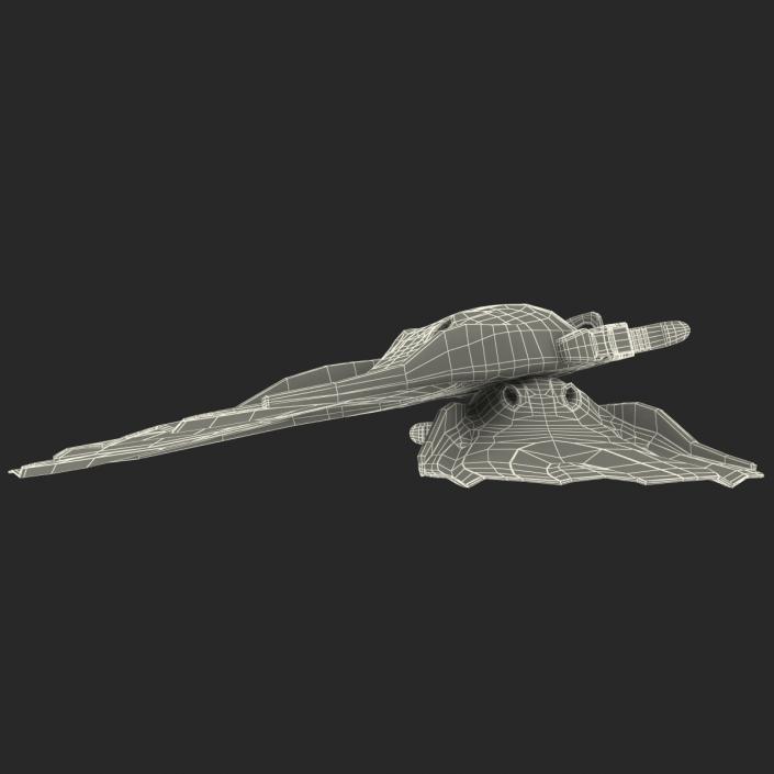 3D model Oceanic Viper Fins Yellow