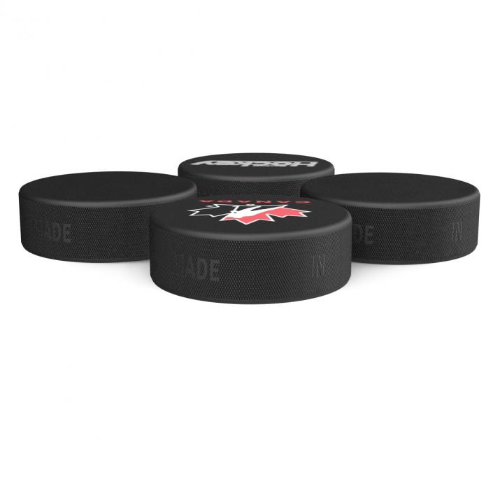 3D Hockey Pucks 3D Models Collection model