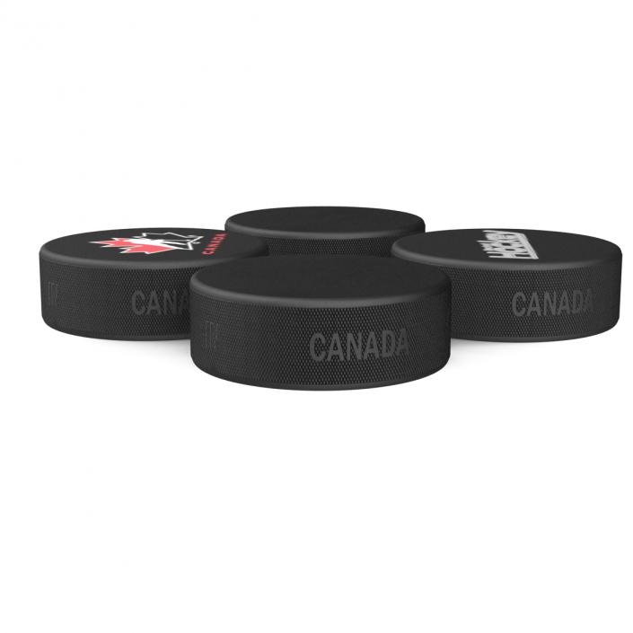 3D Hockey Pucks 3D Models Collection model