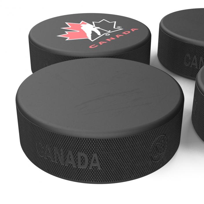 3D Hockey Pucks 3D Models Collection model