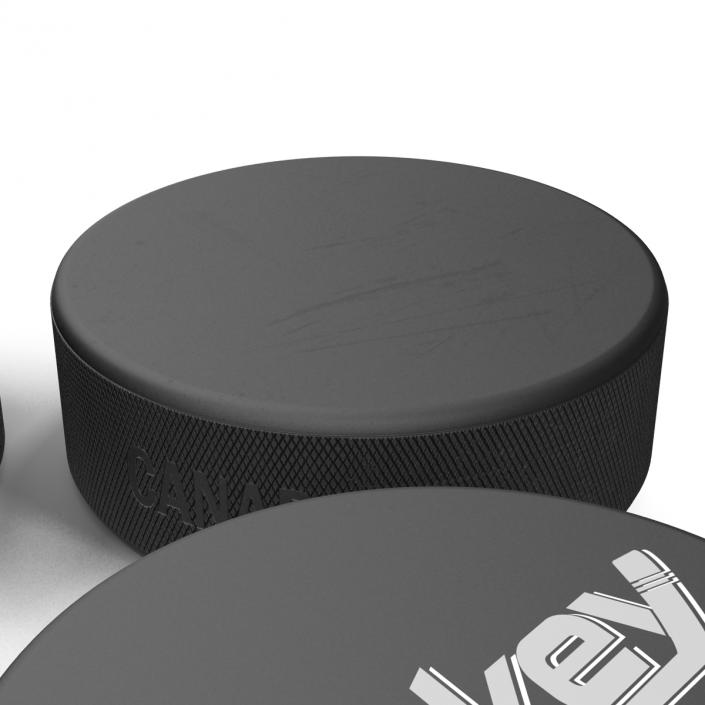 3D Hockey Pucks 3D Models Collection model