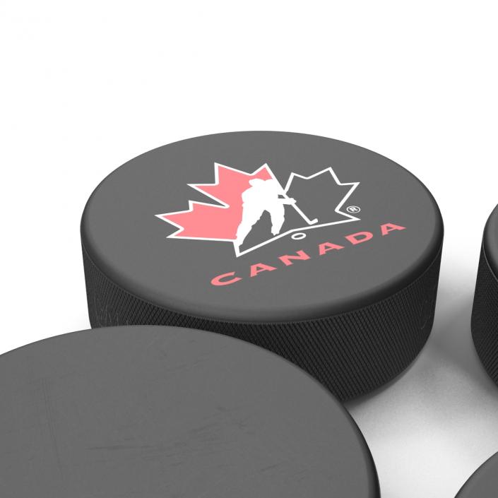 3D Hockey Pucks 3D Models Collection model