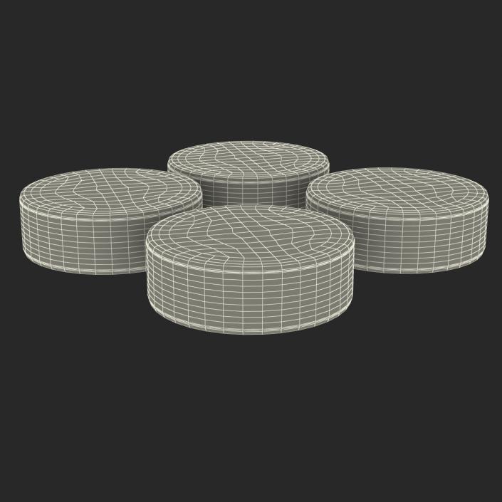 3D Hockey Pucks 3D Models Collection model