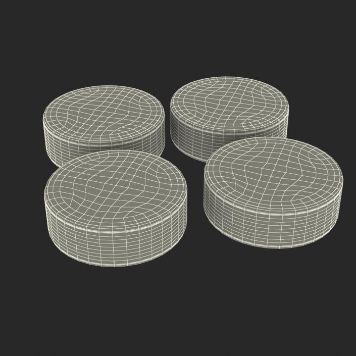 3D Hockey Pucks 3D Models Collection model