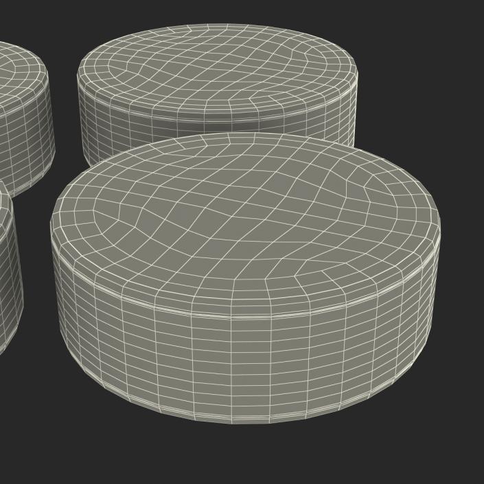 3D Hockey Pucks 3D Models Collection model