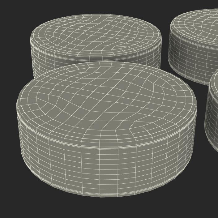 3D Hockey Pucks 3D Models Collection model