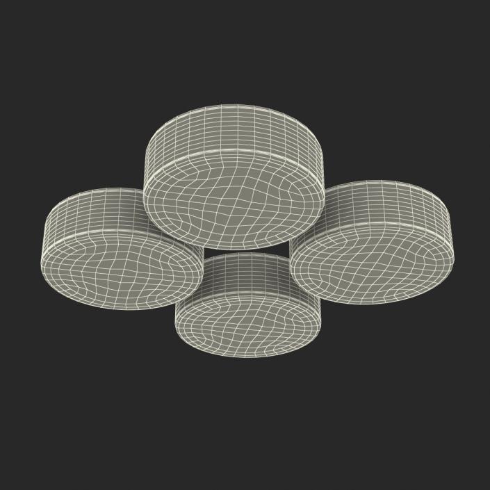 3D Hockey Pucks 3D Models Collection model