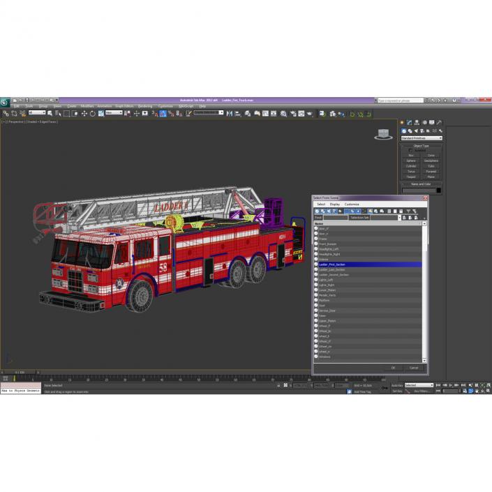 Ladder Fire Truck 3D