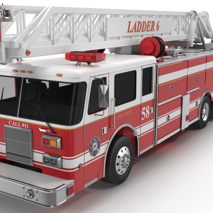 Ladder Fire Truck 3D