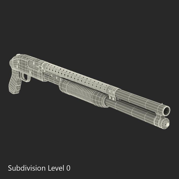 Shotgun 3D model