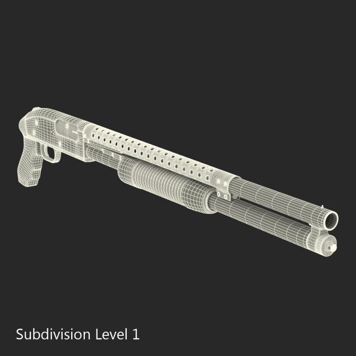 Shotgun 3D model