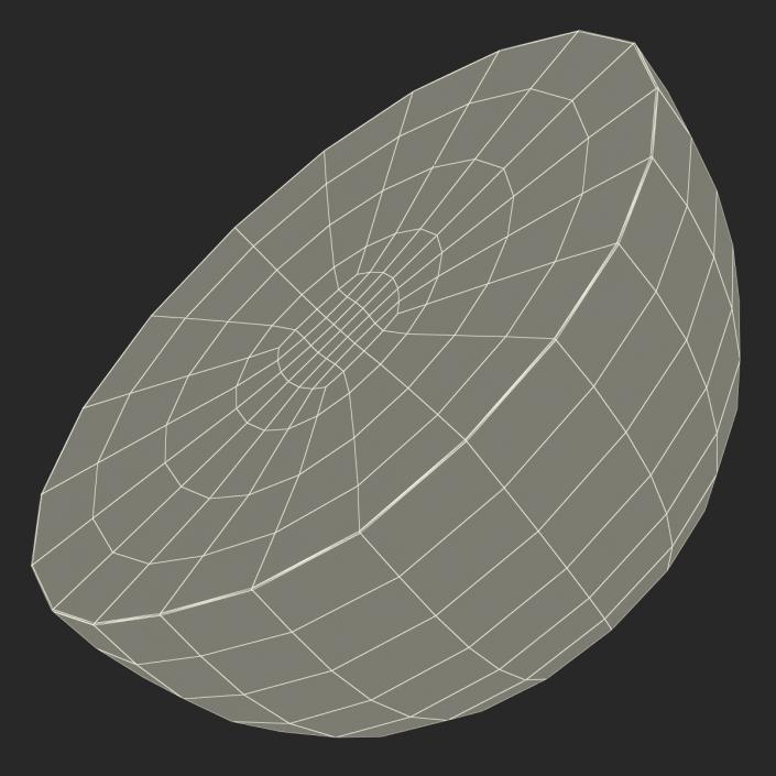 3D Watermelon Cross Section 2