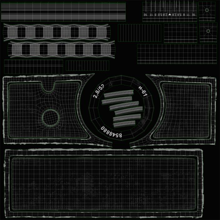 Vintage Film Camera 3D model