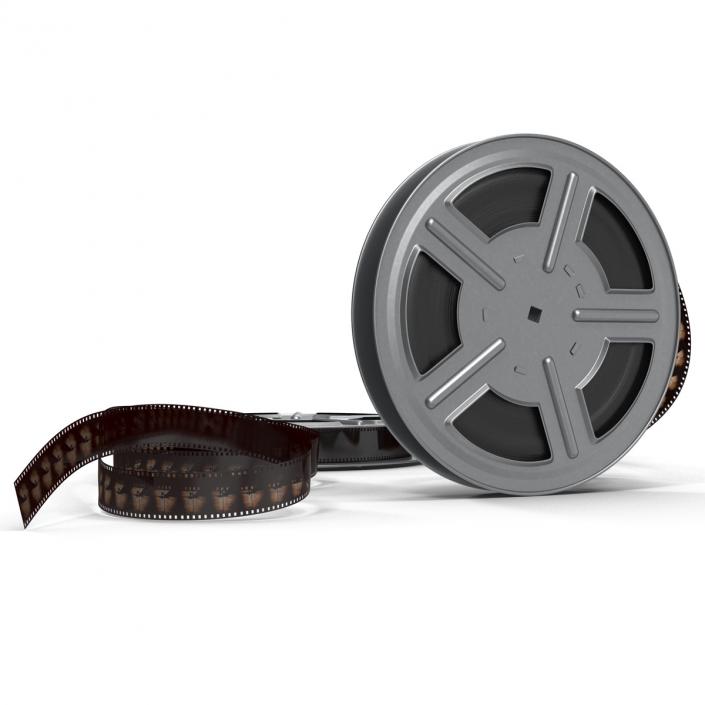 3D model Video Film Reels 3D Models Set