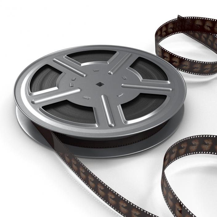 3D model Video Film Reels 3D Models Set