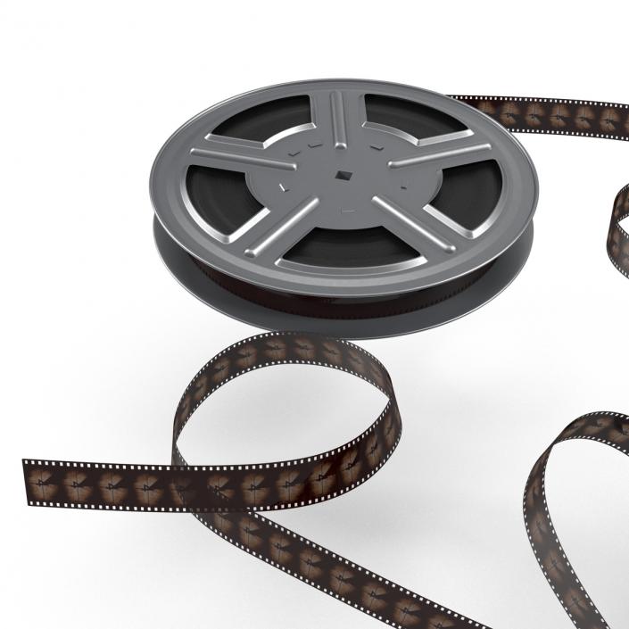 3D model Video Film Reels 3D Models Set